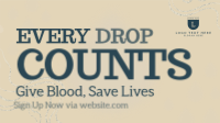 Rustic Blood Donation Drive Animation Preview