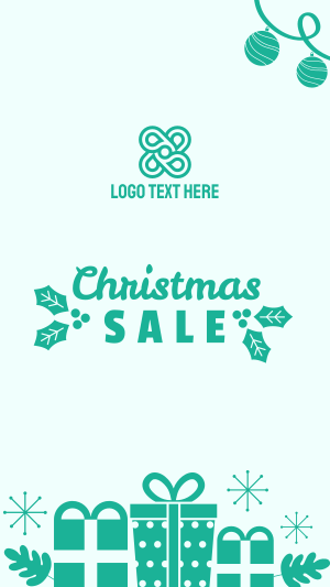 Christmas Gift Sale Facebook story