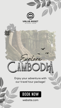 Cambodia Travel Tour Instagram Reel Image Preview