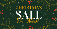 Decorative Christmas Sale Facebook Ad Design