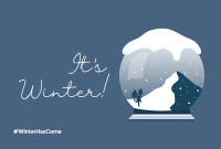 It's Winter! Pinterest Cover Design