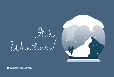 It's Winter! Pinterest board cover