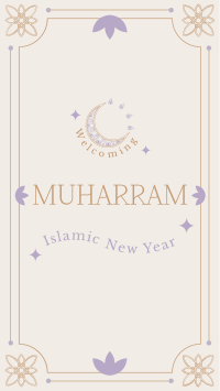 Happy Muharram New Year Facebook Story Design
