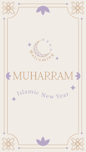 Happy Muharram New Year Facebook story Image Preview