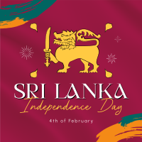 Sri Lanka Independence Linkedin Post Image Preview