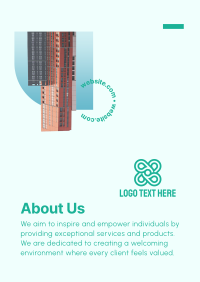 About Us Corporate Poster Design