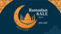Ramadan Moon Discount Facebook Event Cover Design