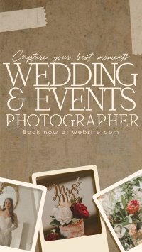 Rustic Wedding Photographer Video Image Preview