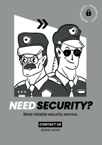 The Best Guard Service Poster Image Preview