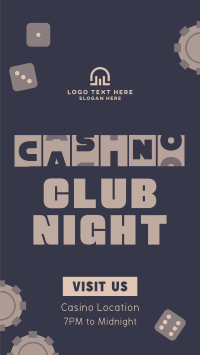 Casino Club Night YouTube short Image Preview