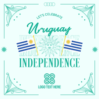 Uruguayan Independence Day Instagram Post Design