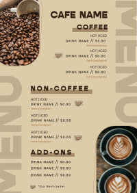 Delicious Coffee Shop Menu Design