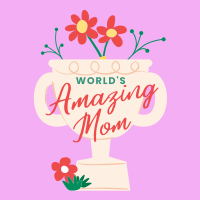 Mother's Day Trophy Greeting T-shirt Image Preview