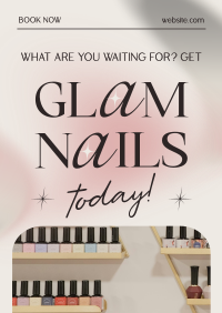 Elegant Nail Salon Poster Image Preview