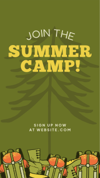 Summer Camp Facebook story Image Preview