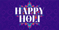 Holi Greeting Flourishes Facebook ad Image Preview