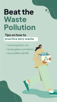 Beat Waste Pollution Instagram story Image Preview