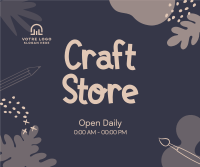 Craft Store Timings Facebook post Image Preview