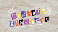 Radiate Kindness Zoom background Image Preview