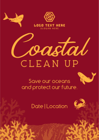 Coastal Cleanup Flyer Design