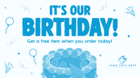 It's Our Birthday Facebook event cover Image Preview