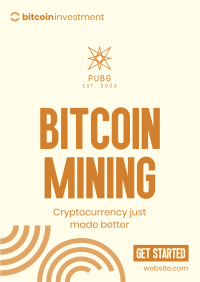 Start Bitcoin Mining Poster Image Preview