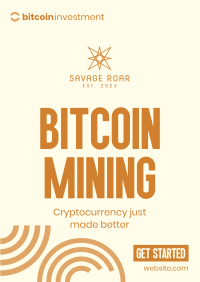 Start Bitcoin Mining Poster Image Preview