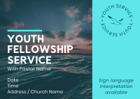 Youth  Fellowship Postcard Design