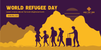 Refugee Day Awareness Twitter post Image Preview