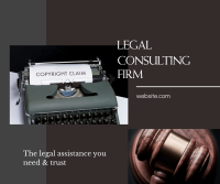 Legal Consultation Firm Facebook Post Design