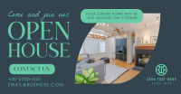 Real Estate Open House Facebook Ad Design