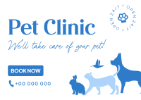 Bright Pet Clinic Postcard Image Preview