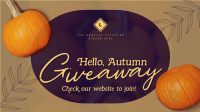 Hello Autumn Giveaway Facebook event cover Image Preview