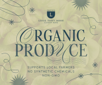 Minimalist Organic Produce Facebook Post Design