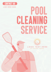 Let Me Clean That Pool Flyer Image Preview