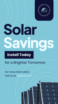 Solar Savings Instagram Reel Preview