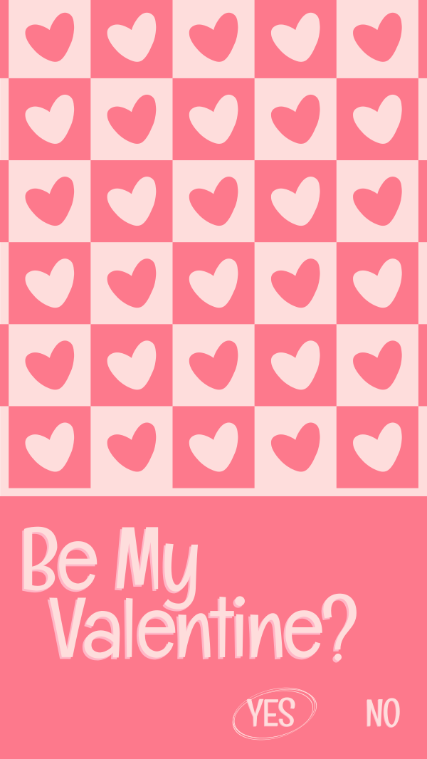 Valentine Heart Tile Instagram Story Design Image Preview