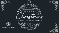 Christmas Ornament Greeting Animation Image Preview