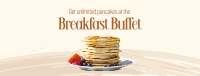 Minimalist Pancake  Facebook cover Image Preview