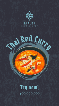 Thai Red Curry Facebook story Image Preview