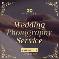 Floral Wedding Videographer Linkedin Post Design