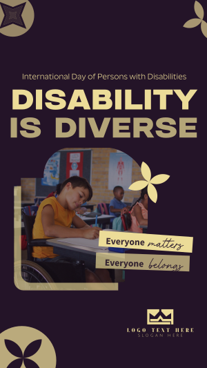 Disabled People Matters Instagram story Image Preview