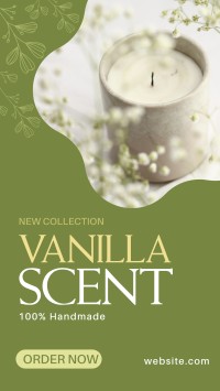 Vanilla Candle Scent Facebook story Image Preview