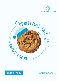 Chewy Cookie for Christmas Flyer Design