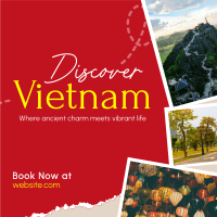 Vietnam Travel Tour Scrapbook Instagram post Image Preview