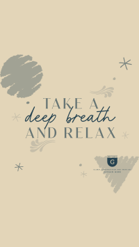 Take a deep breath Facebook story Image Preview