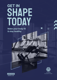 Getting in Shape Poster Design