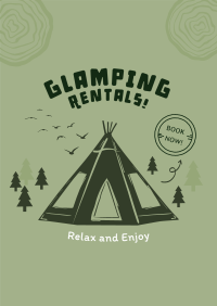 Weekend Glamping Rentals Poster Image Preview