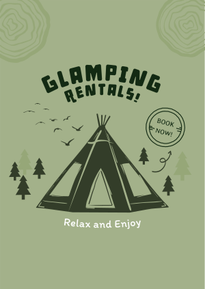 Weekend Glamping Rentals Poster Image Preview