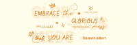 Positive Doodle Quote Twitter Header Image Preview